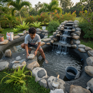 jasa buat kolam hias